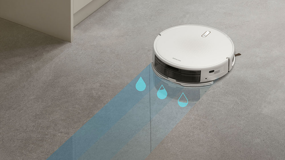Šetrný úklid díky mopování s elektronickým řízením vody