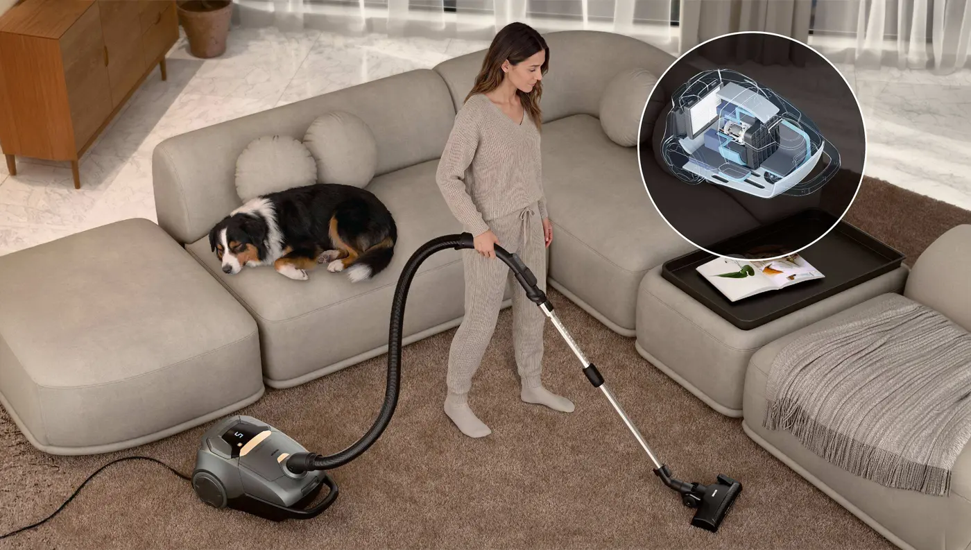 Sencor SVC 9130GR – technológia pre extra tichú prevádzku