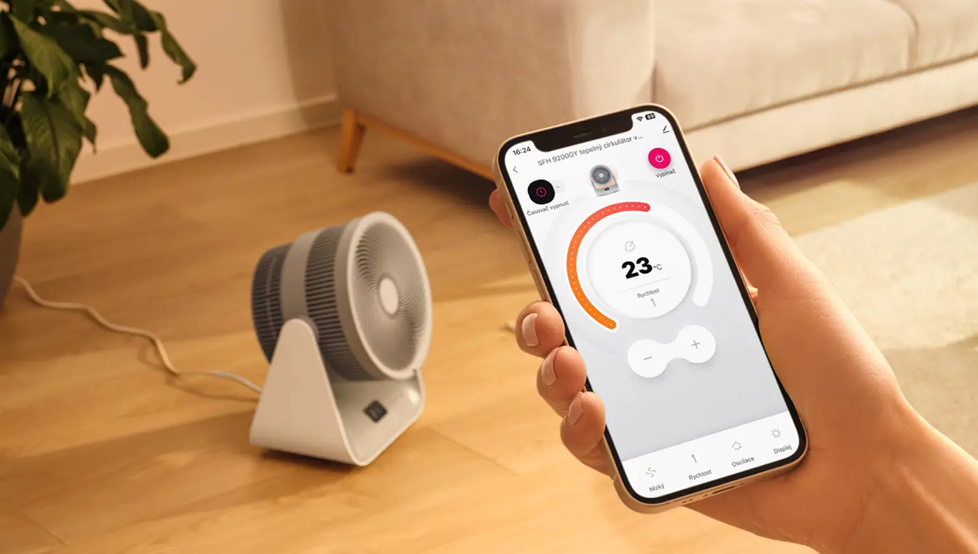 Kontrola d&iacute;ky aplikaci Sencor HOME detail 1