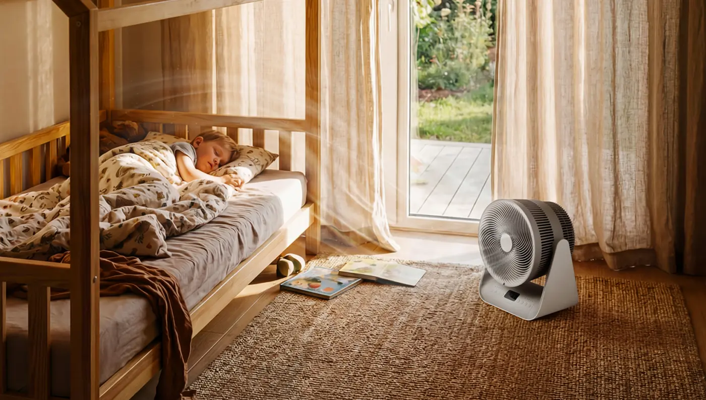 Csendes légáramlás optimalizált ventilátorlapátokkal