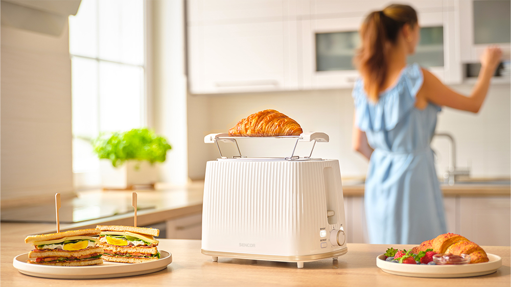 Topinkovač pro opékání jakéhokoli pečiva