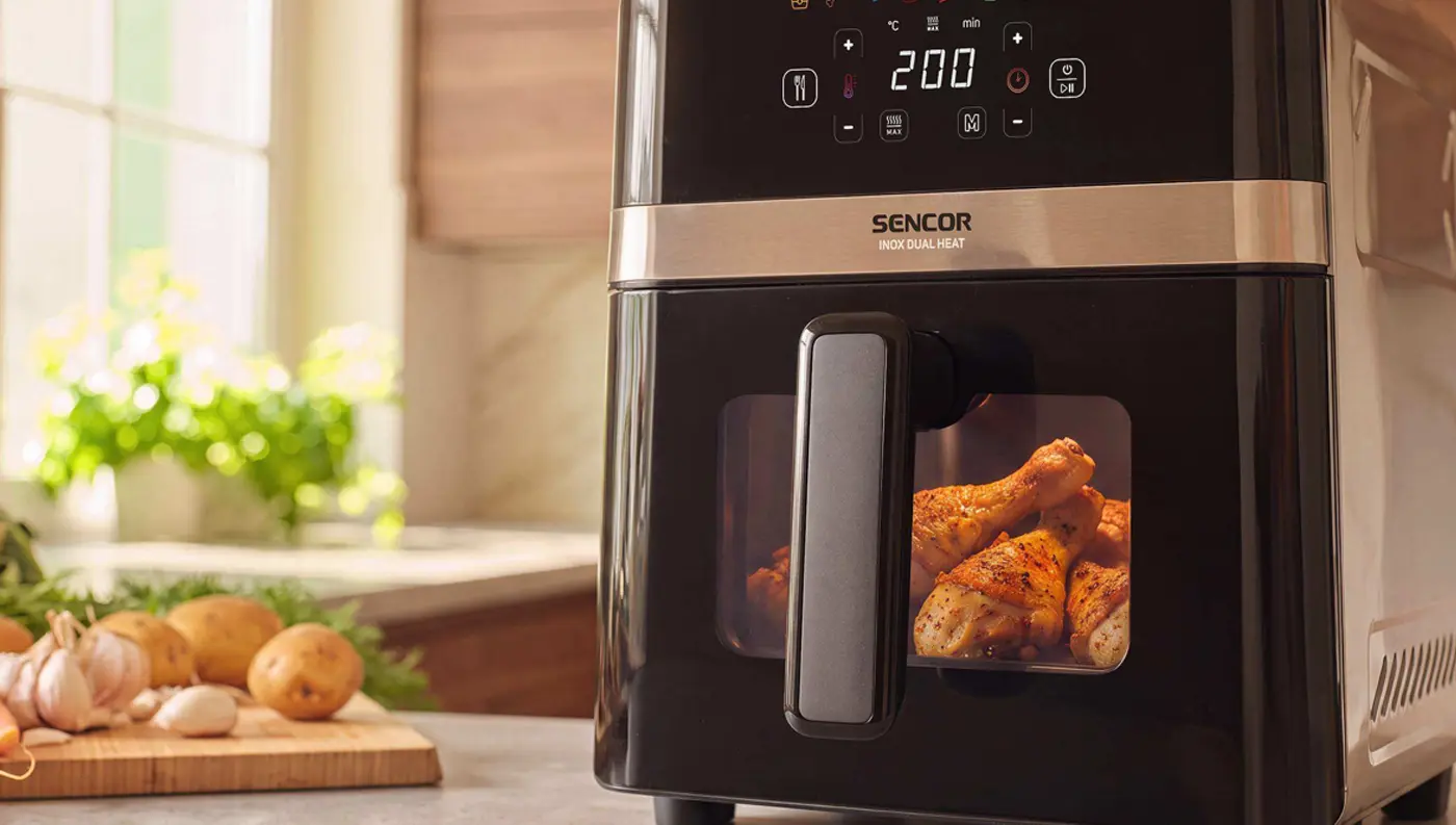 Fritéza SENCOR SFR 6800SS INOX DUAL HEAT