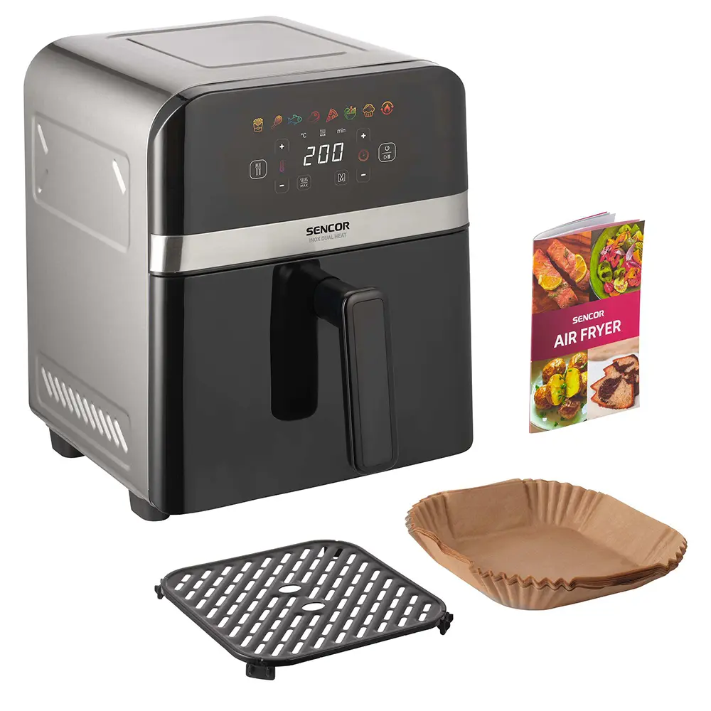 Fritéza SENCOR SFR 6800SS INOX DUAL HEAT