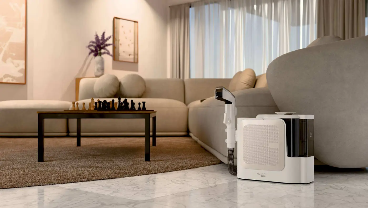Tepovač Sencor SVW 4050WH Aquino Steam v modernej obývačke