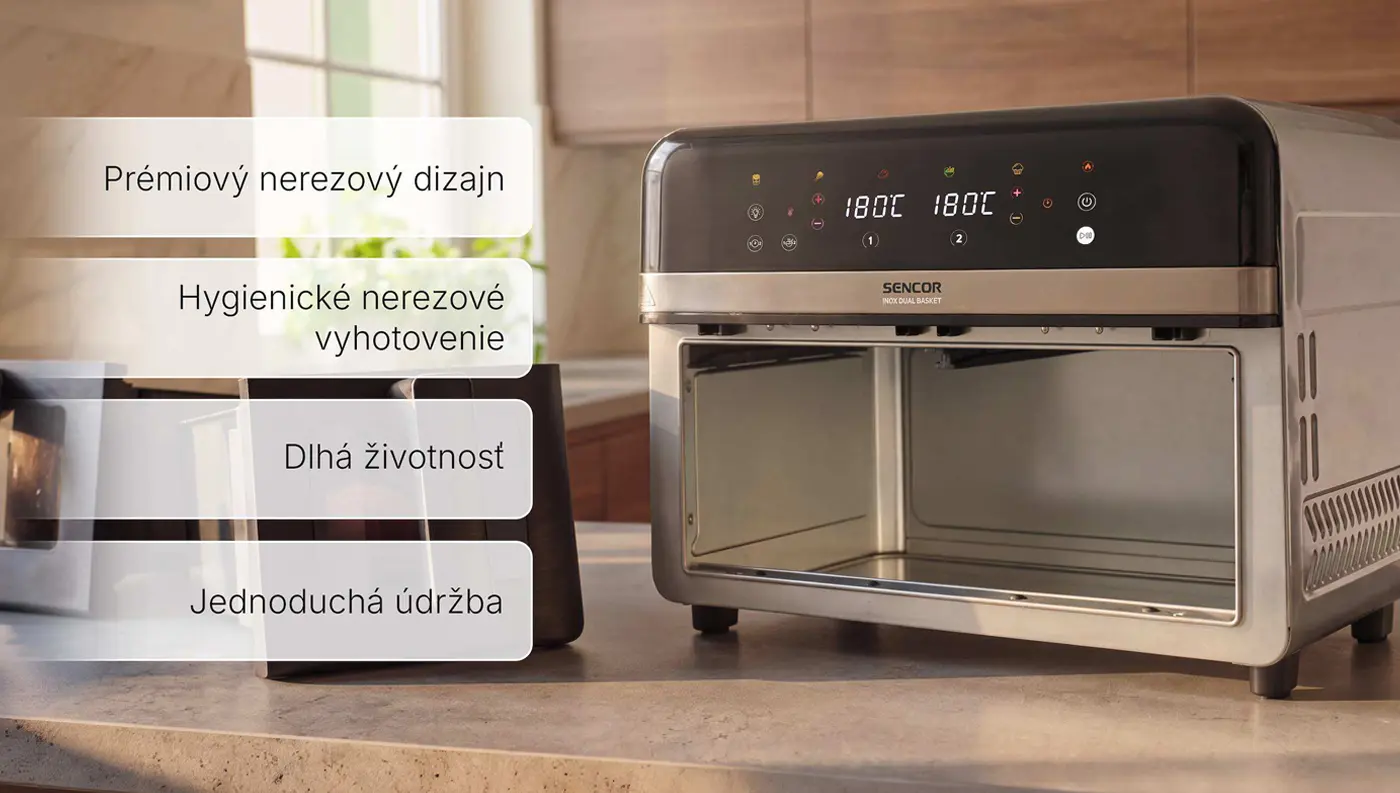 Sencor SFR 8800SS – pripraví viac jedál naraz