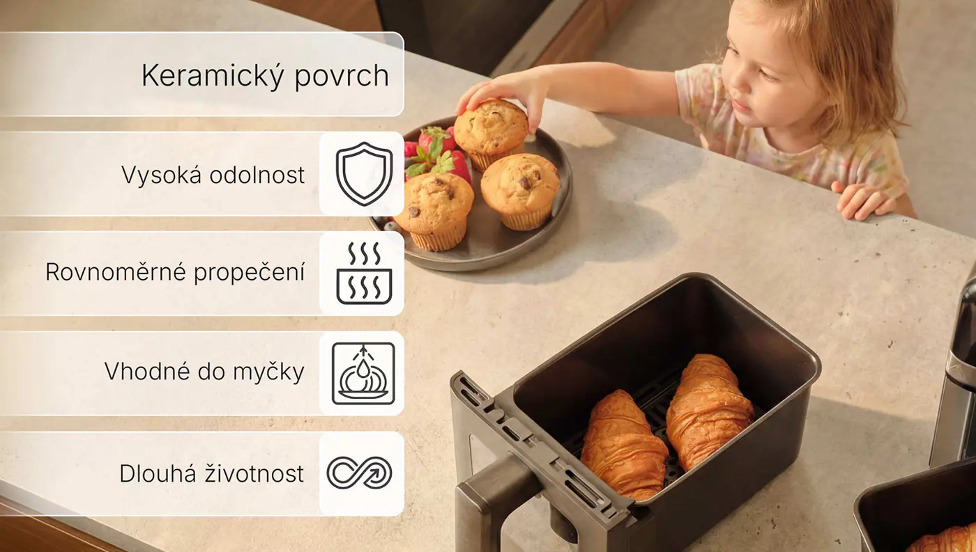 Sencor SFR 8800SS – praktické funkce pro vaření ve 2 koších