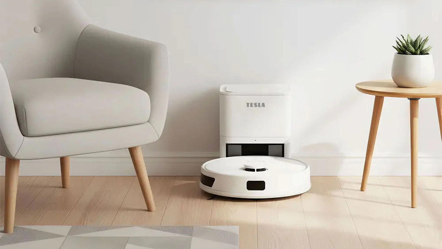 Robotick&yacute; vysavač Tesla RoboStar iQ660 Plus v dokovac&iacute; stanici