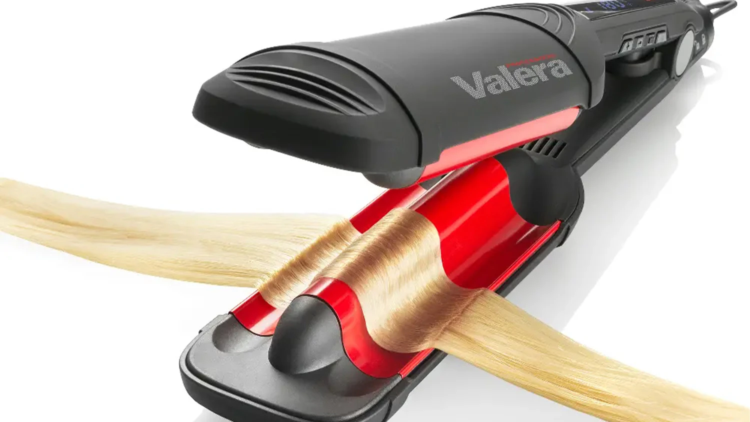 Detail na styler Valera Wave Master při používání