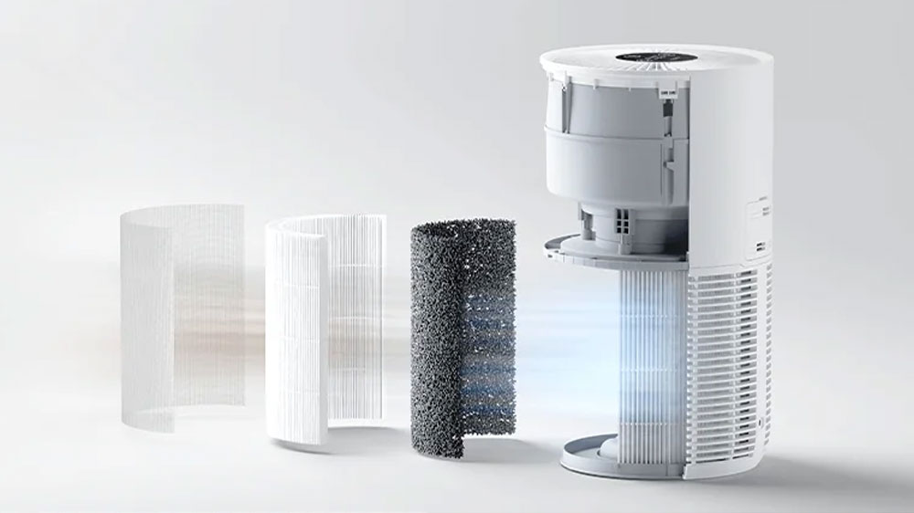 Trojitý filtr čističky Xiaomi Smart Pet Care Air Purifier_03