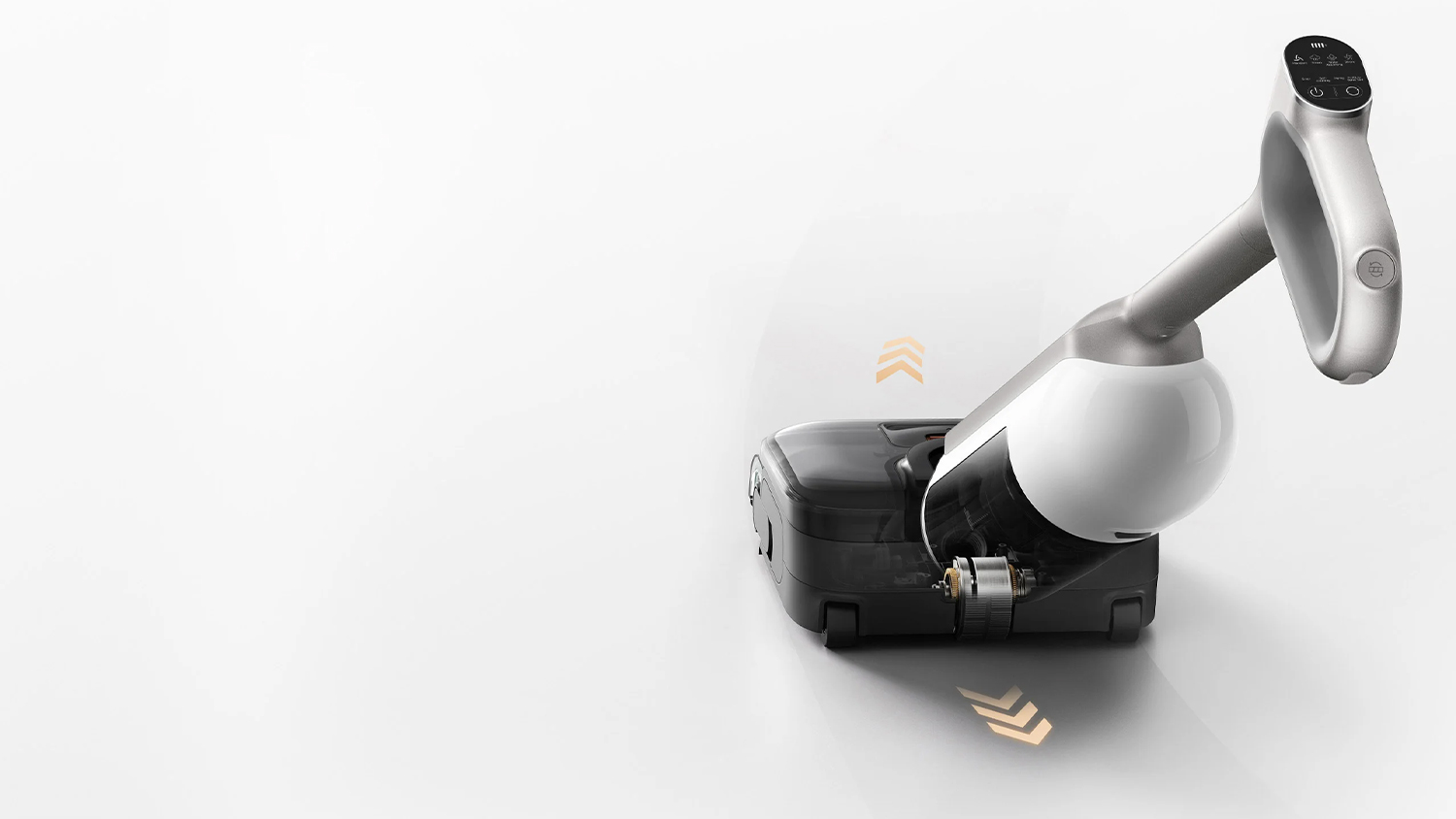 Ovládací displej tyčového vysavače s mopem Xiaomi Mijia Wireless Wet Dry Vacuum 5 Pro