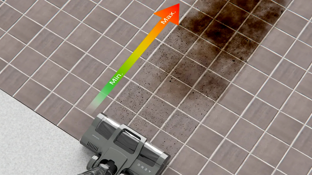 Inteligentní nastavení výkonu u tyčového vysavače AENO SC2_03
