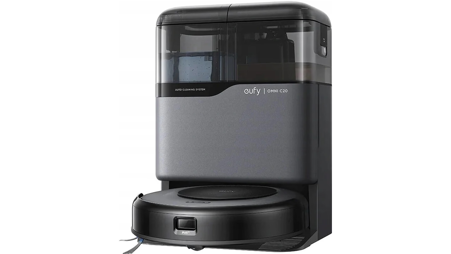 Robotick&yacute; vysavač Eufy Omni C20 čern&yacute; zepředu
