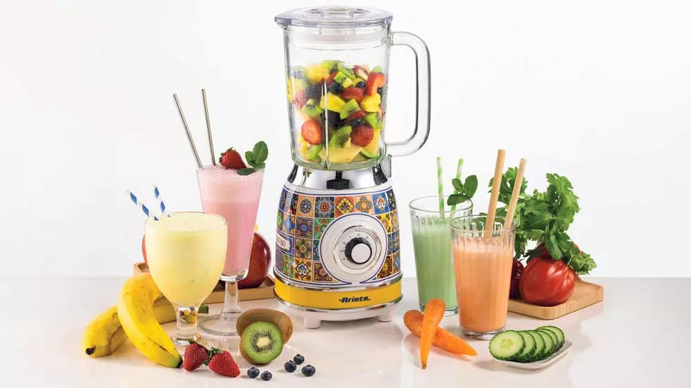 Stolný mixér Ariete Positano 583/PO s pripraveným občerstvením_03