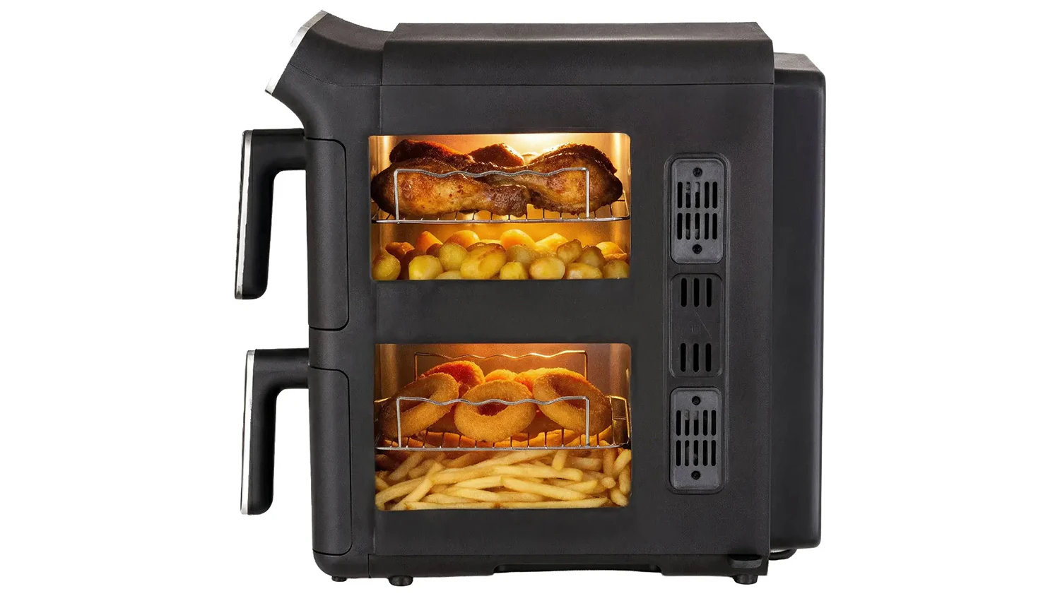 Pripravované jedlo v teplovzdušnej fritéze