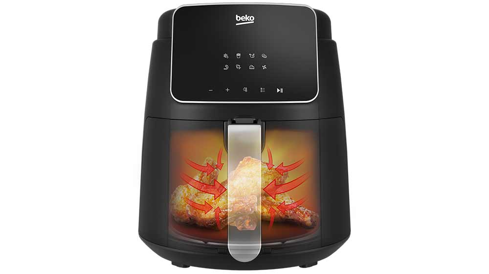 Simulace smažení horkým vzduchem v horkovzdušné fritéze Beko FRL 2244 B_04