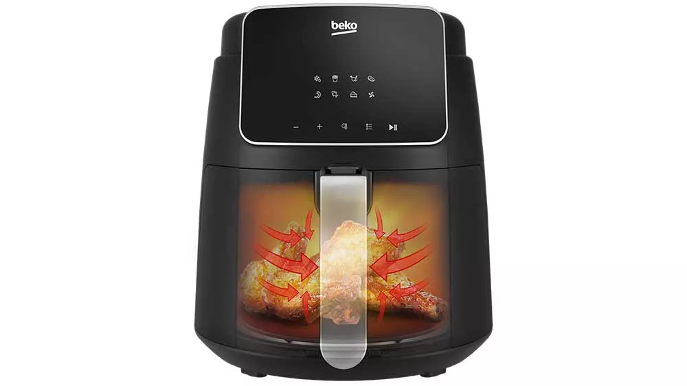 Simulace smažení horkým vzduchem v horkovzdušné fritéze Beko FRL 2244 B_04