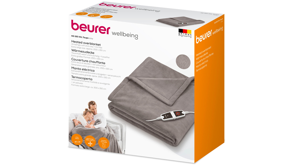 Vyhřívací deka Beurer HD 150 Cosy Taupe_03