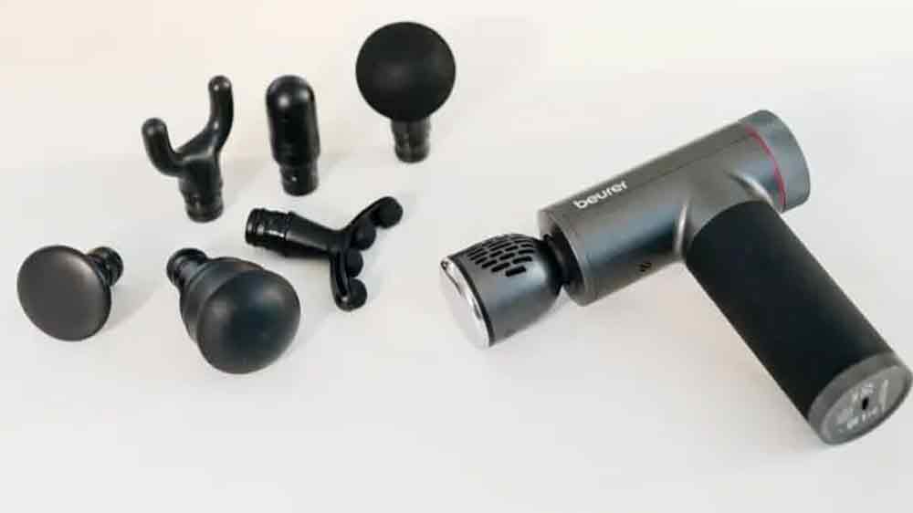 Masážní pistole Beurer MG 195 včetně nástavců_03