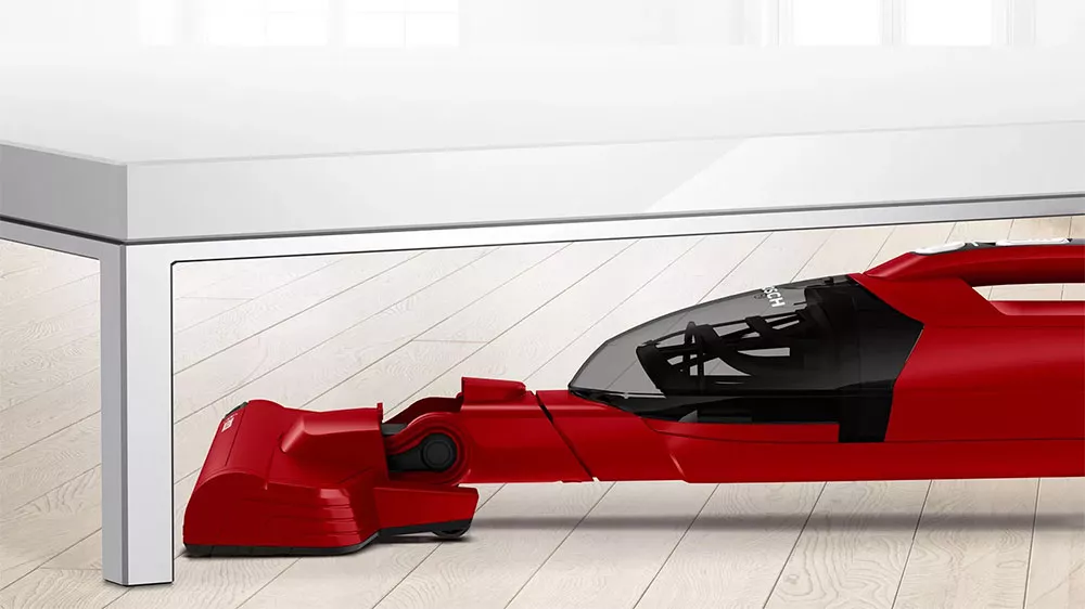 Akumulátorový tyčový vysavač Bosch BBHF214R otočný kloub_06