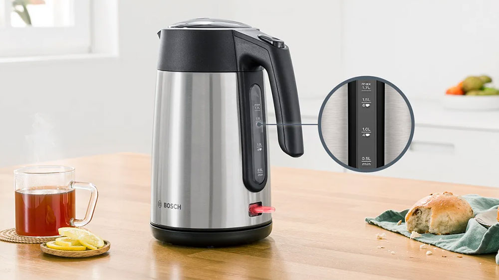 Ukazatel množství vody na rychlovarné konvici Bosch TWK7L460_02