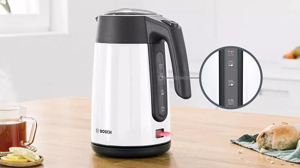 Ukazatel množství vody na rychlovarné konvici Bosch TWK7L461_02