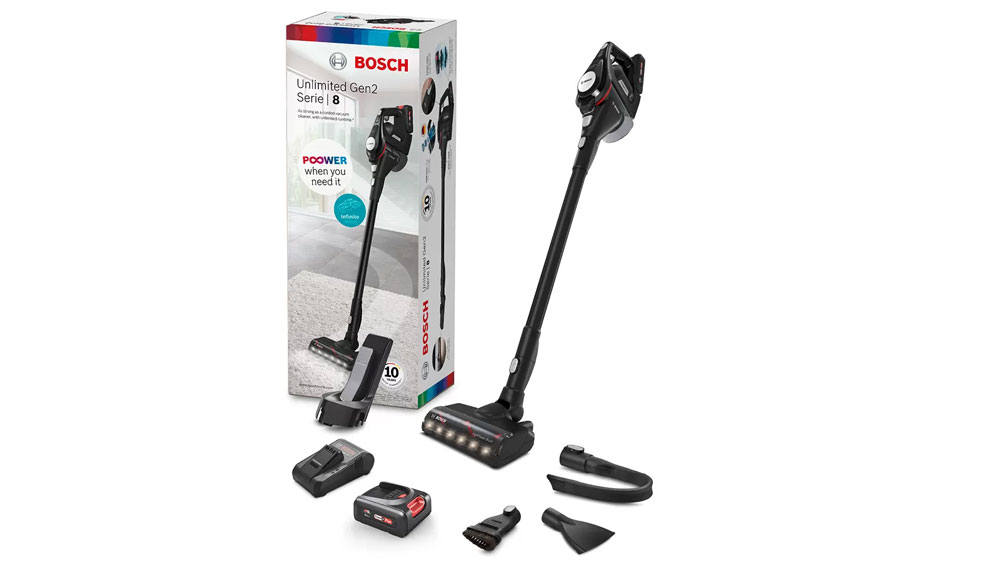 BOSCH BBS8214 Serie 8 Unlimited Gen2 ProAnimal Červený