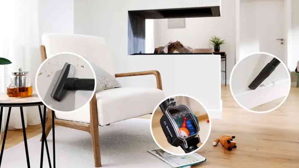 Různé hubice vysavače Bosch BGL41FAM1H pro různé možnosti úklidu_04