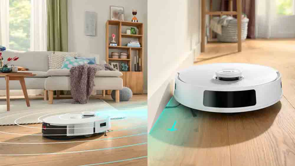 Dvě fotky vizualizace navigace robotick&eacute;ho vysavače Bosch Spotless BCRC1W_03