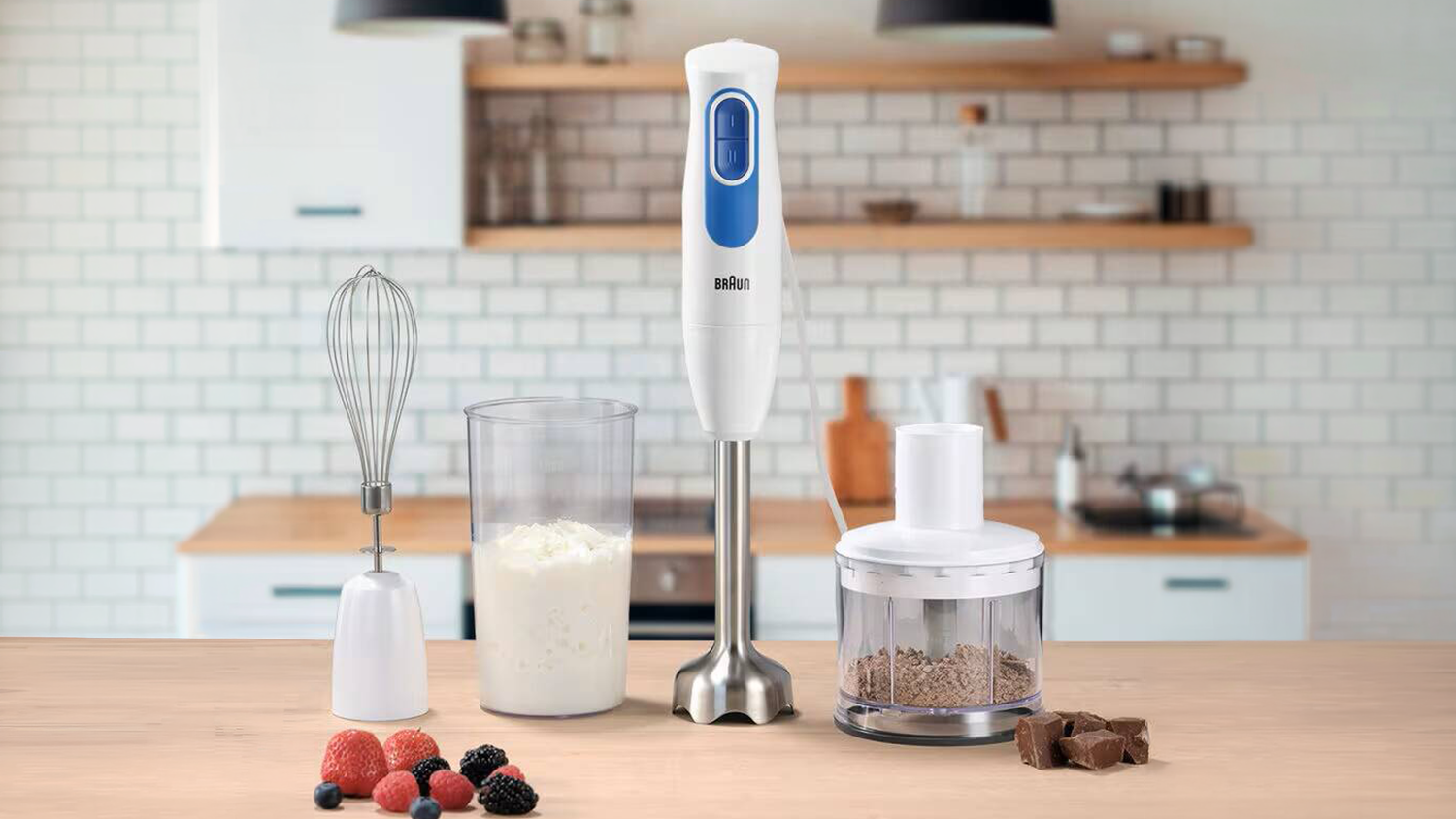 Tyčov&yacute; mix&eacute;r Braun MultiQuick 2 MQ20.236.M s př&iacute;slu&scaron;enstv&iacute;m