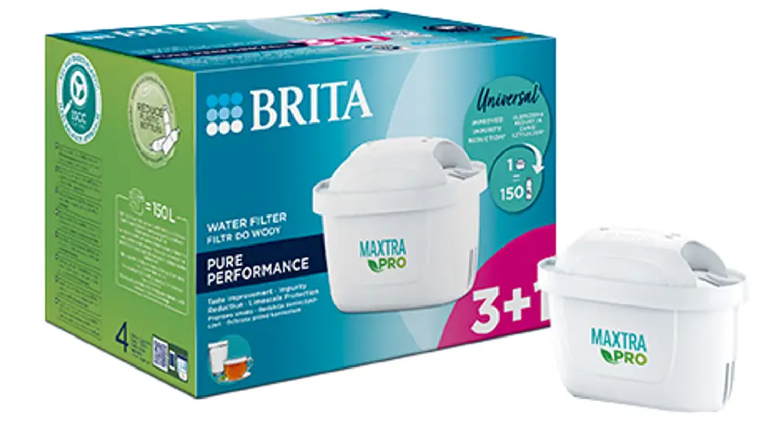 Kanvicové filtre Britra Maxtra Pro Pack Perfomance Pure 3+1