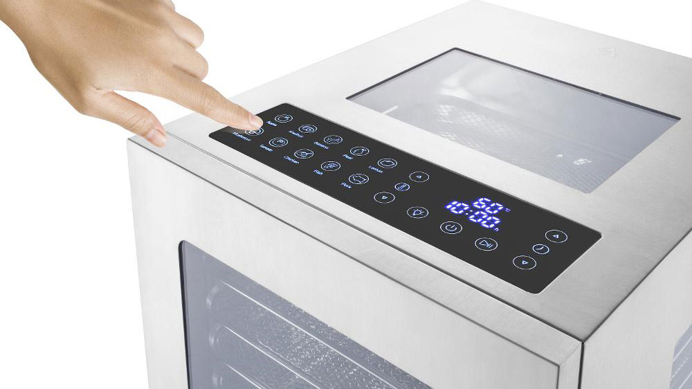 Sušička potravin Catler FD 4011, detail dotykového ovládání_03