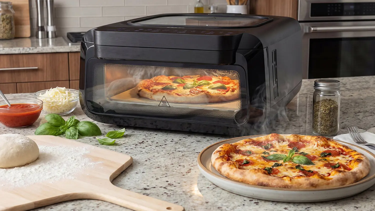 Pizza upečená v rúre na pizzu Catler PA 860