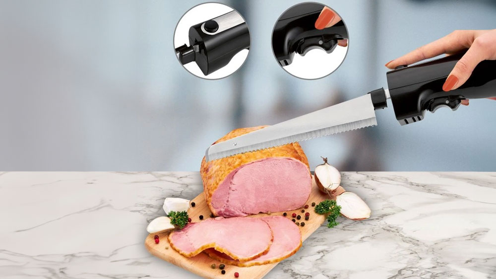 Elektrický nůž Clatronic EM 3702 krájení_02