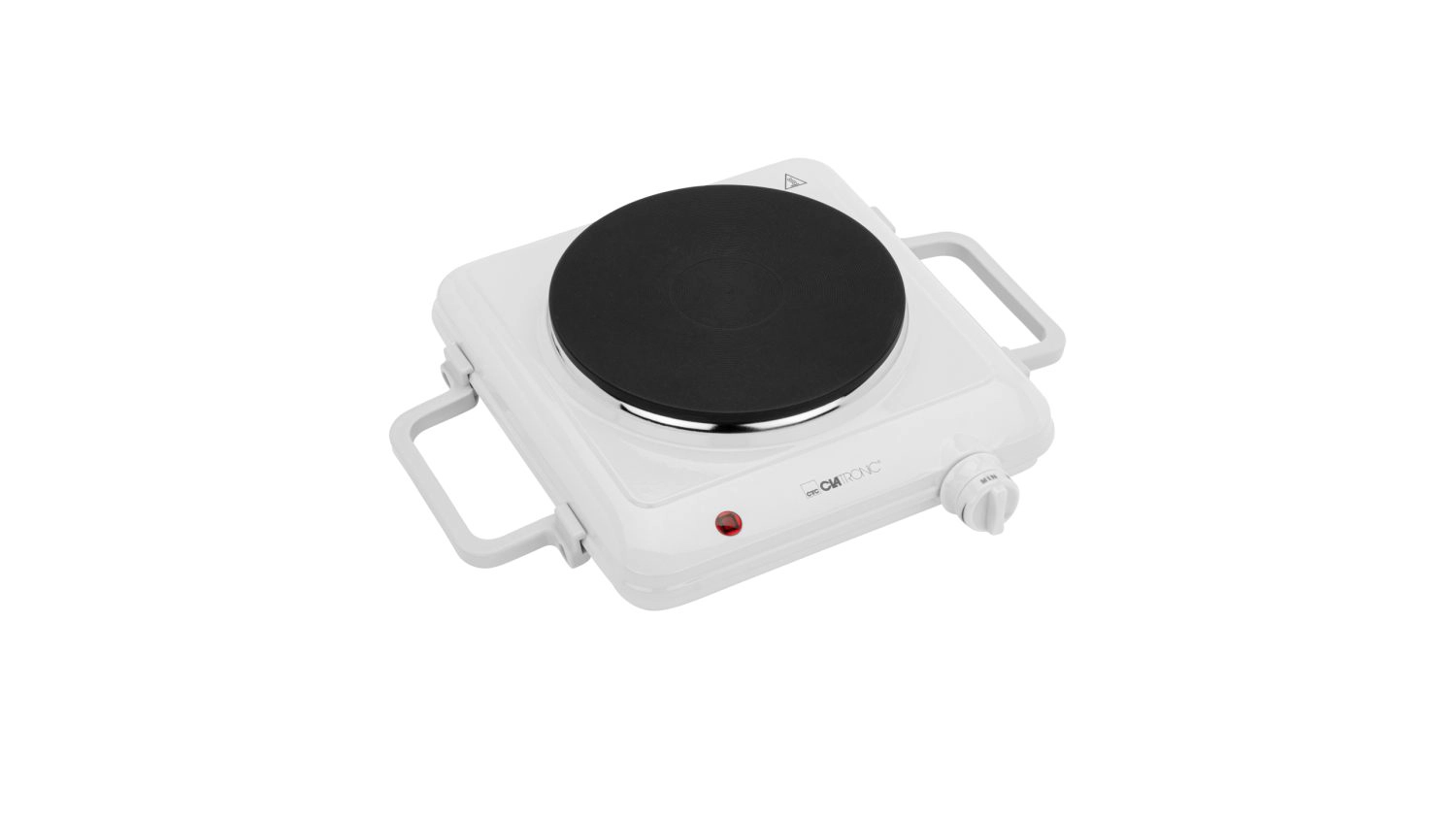 Elektrick&yacute; vařič Clatronic EKP 3582 b&iacute;l&yacute; horn&iacute; pohled