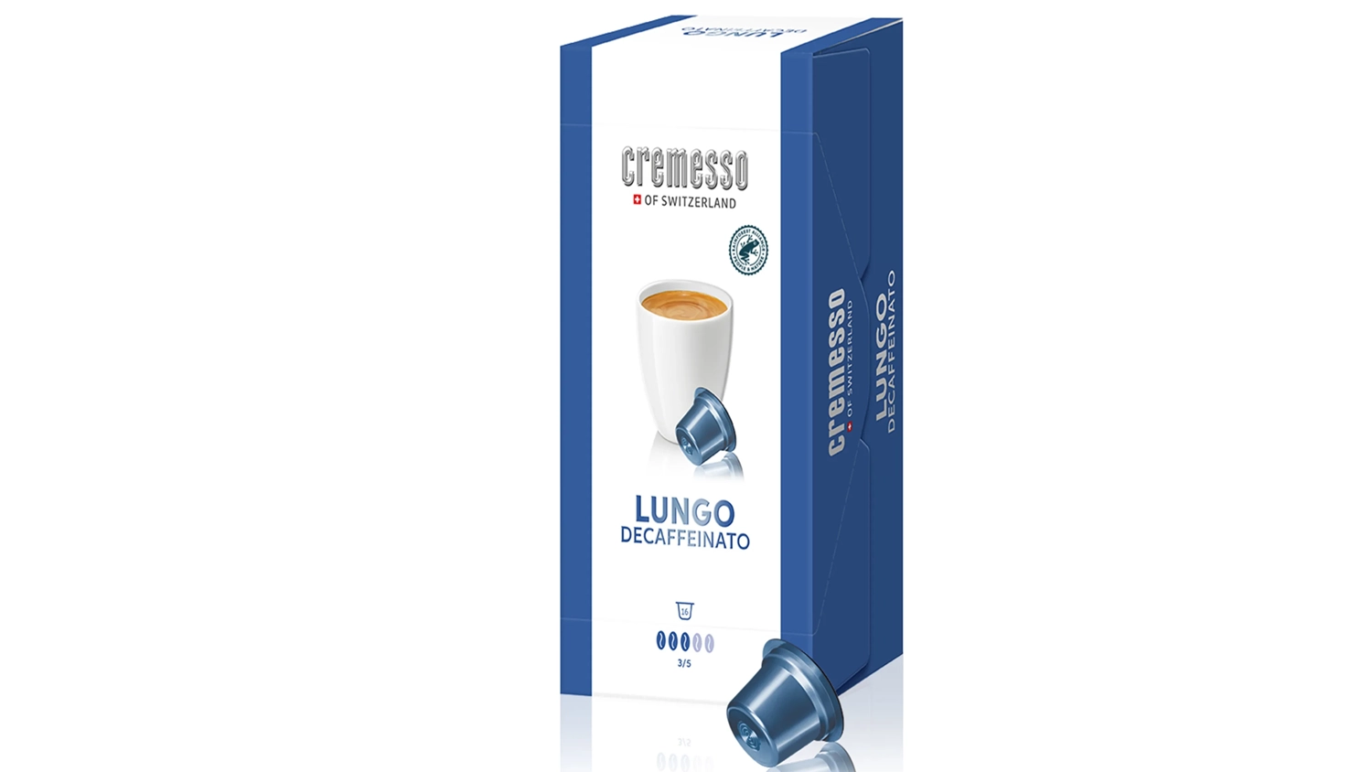 Balení kapslí Cremesso Lungo Decaffeinato 16 ks