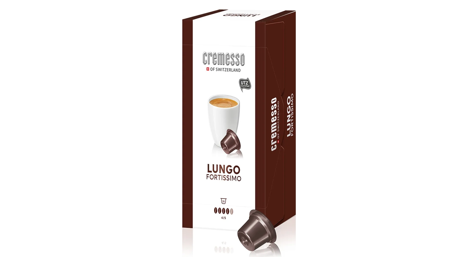 Balení kapslí Cremesso Lungo Fortissimo 16 ks