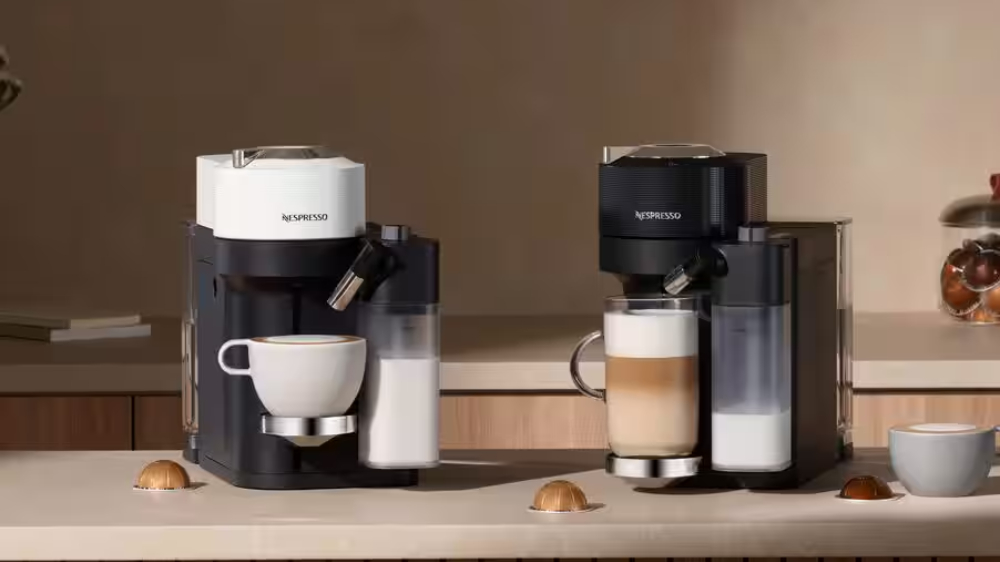 Kapslový kávovar De’longhi Nespresso ENV300.W Vertuo Lattissima