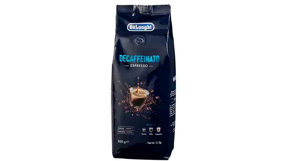Zrnková káva De'Longhi Kimbo Decaffeinato 500g