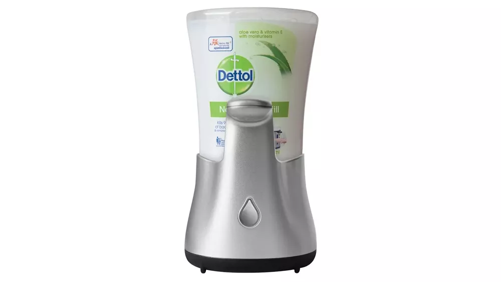 Bezdotykov&yacute; d&aacute;vkovač m&yacute;dla Dettol Aloe Vera