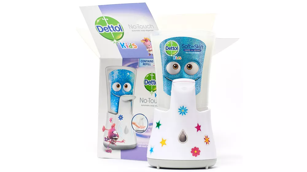 Bezdotykový dávkovač mýdla Dettol Kids