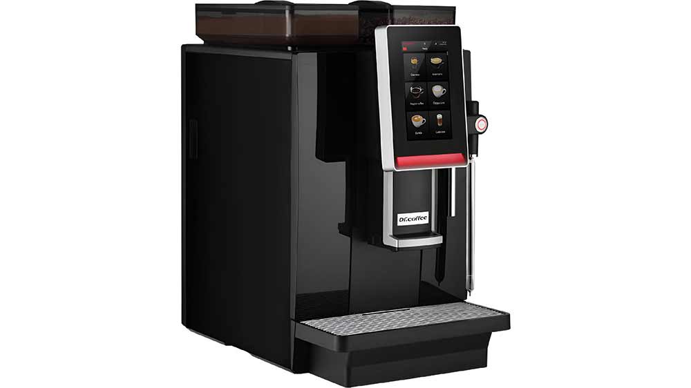 Pohled z boku na automatický kávovar Dr. Coffee Minibar S1_04