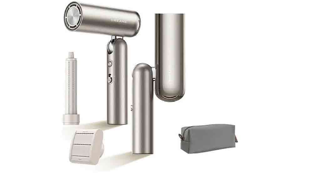 Ukázky různých pozic fénu na vlasy Dreame Pocket_03