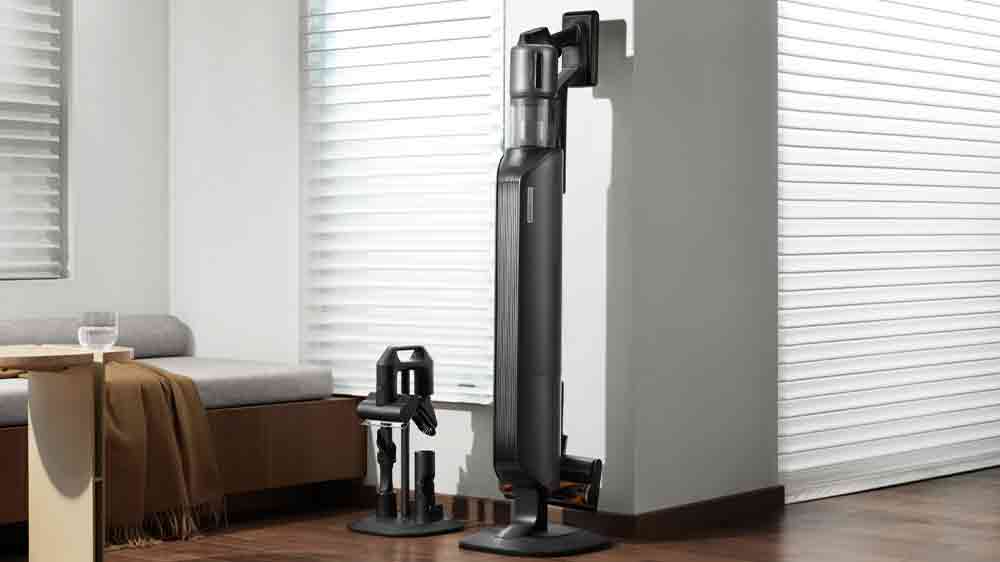 Tyčový vysavač Dreame Z30 Station na základně s příslušenstvím_06