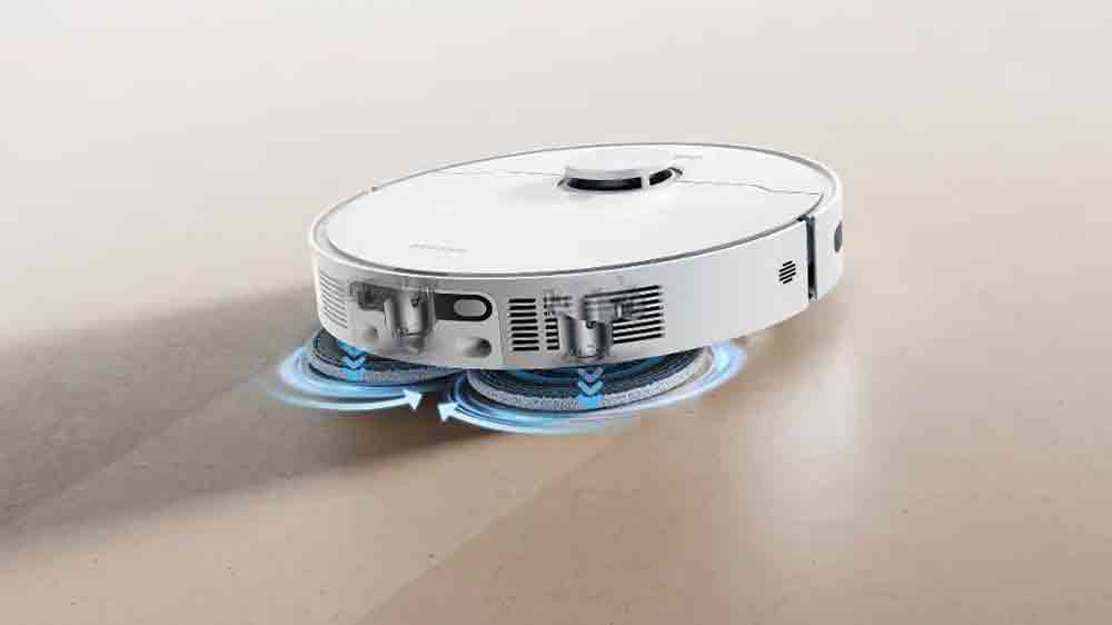 Vizualizace mopování robotického vysavače Dreame L40 Ultra AE, bílý_03