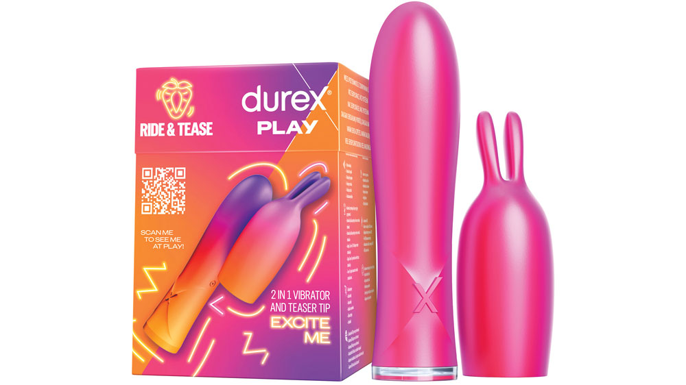 Vibrátor 2v1 se stimulační špičkou DUREX Play s balením_01