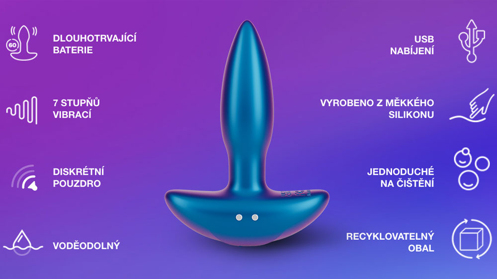 Vibrační anální kolík Durex Play se 7 vibračními režimy_02