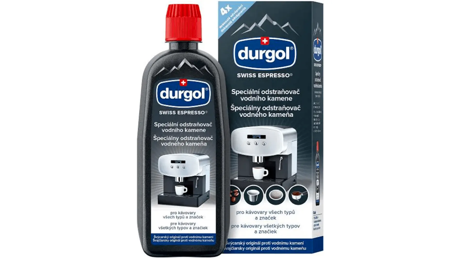 Odstraňovač vodn&iacute;ho kamene Durgol Swiss Espresso 500 ml