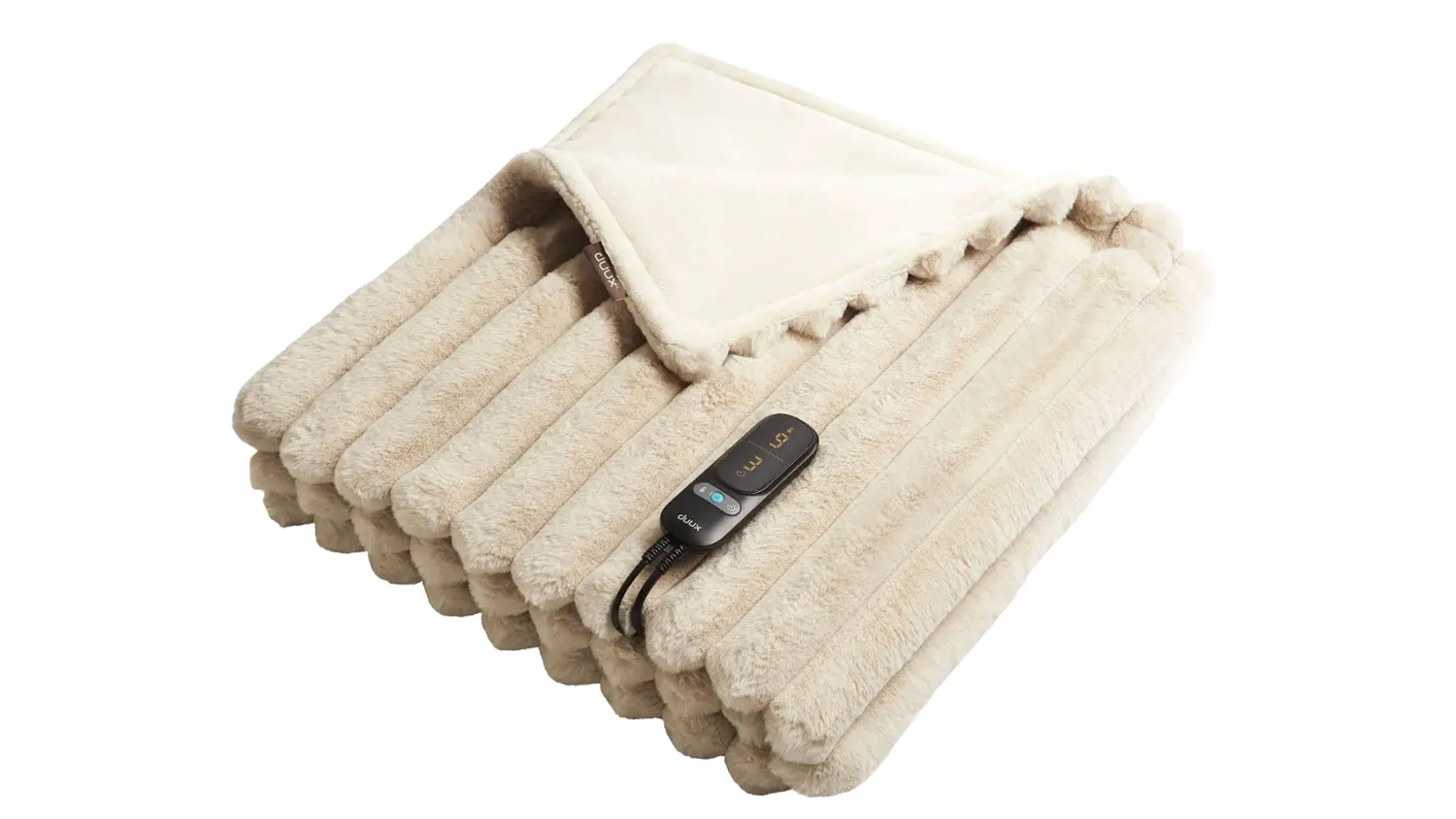 Vyhřívací deka Duux DXOB01 Yentl Cuddle, Striped Beige