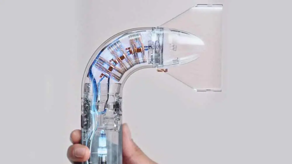 Vizualizace principu fénu na vlasy Dyson Supersonic r HD17 T1/T2
