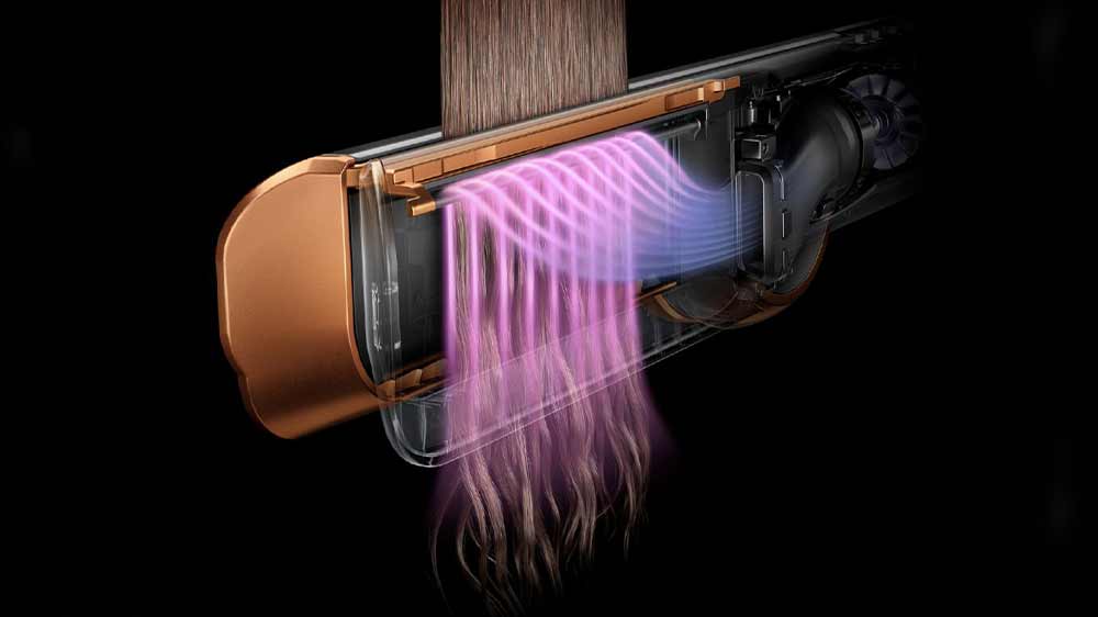 Technológia prúdenia vzduchu v žehličke na vlasy Dyson Airstrait HT01_05